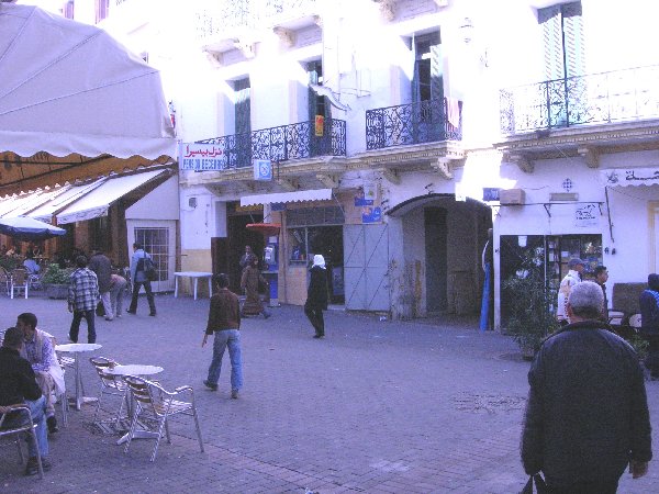[Photograph: Socco Chico in Tangiers. Photograph copyright 2008 by C. Woww. Used with permission. All rights reserved.